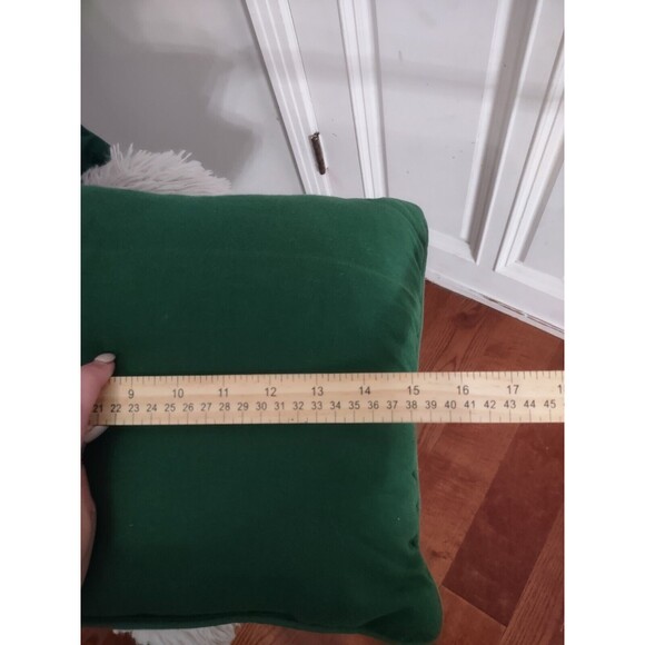 Christmas Tapestry Pillows Cushions Santa w/elves   Set Of 2 - Picture 8 of 8